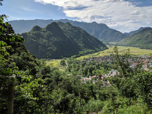 View to Mai Chau valley from Chieu cave